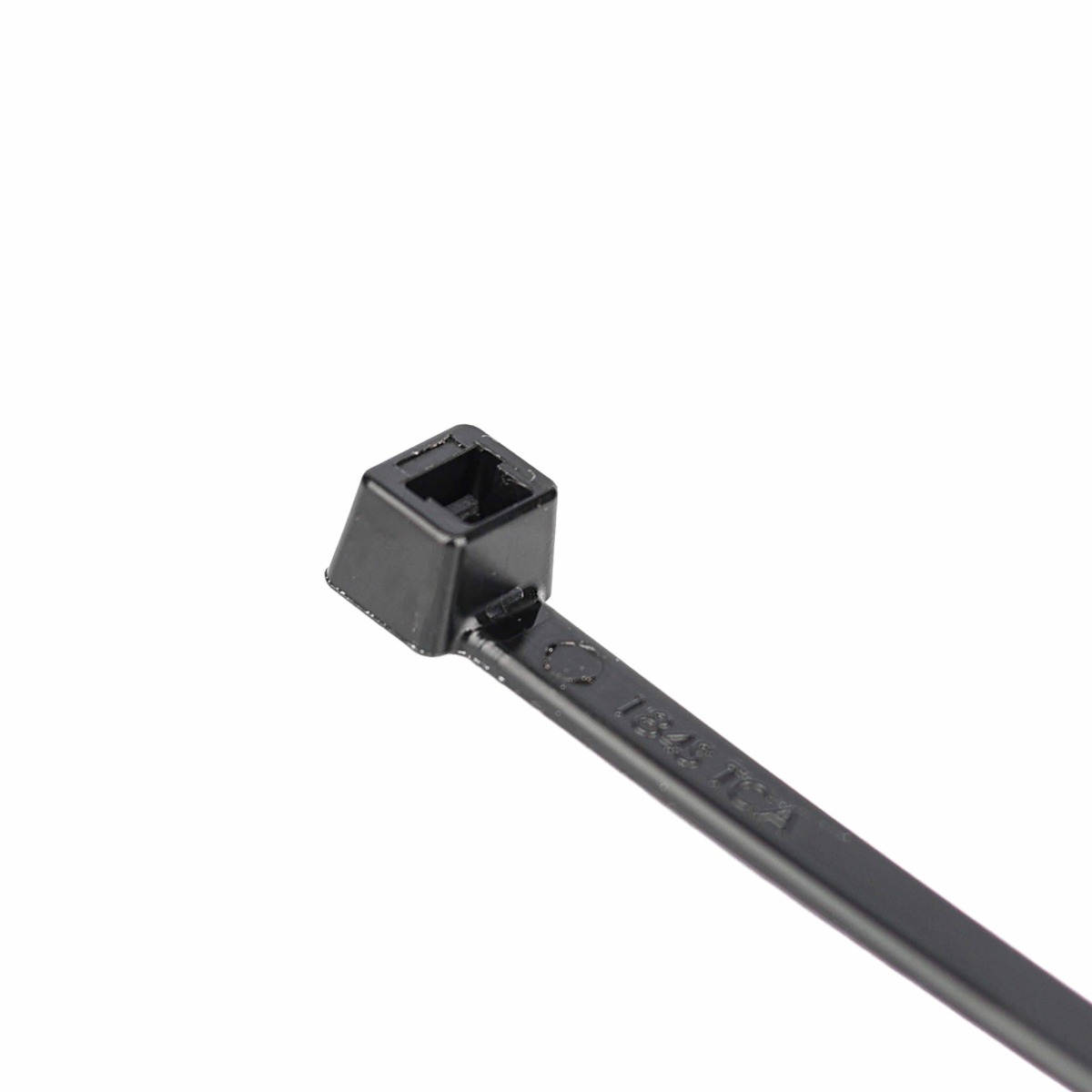 100pce 200 × 4.6mm black cable ties