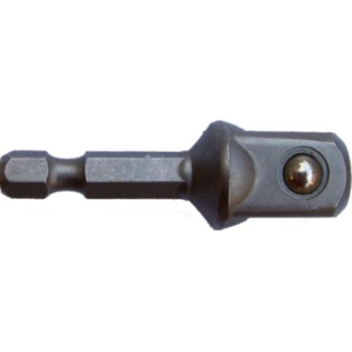 MAC AFRIC Socket Adaptor 1/2" IN M SQ x 50 MM 1/4" IN M Hex Shank