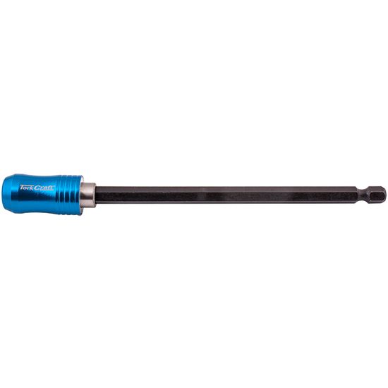 TORK CRAFT 150mm Magnetic Bit Holder with One Touch Quick Release – 1/4" Hex