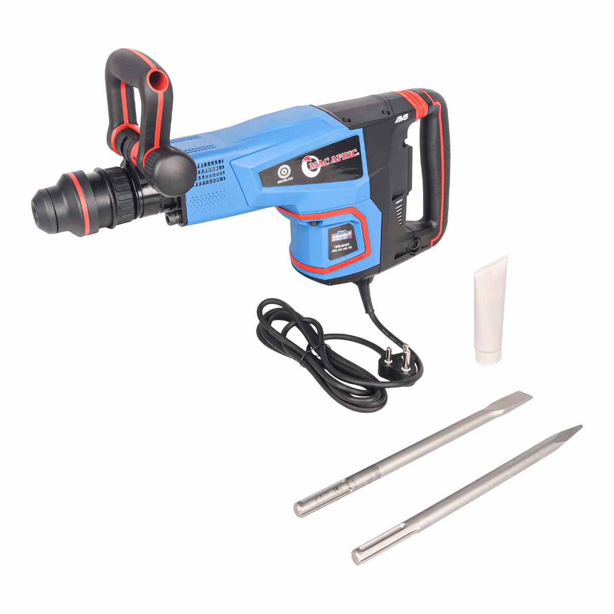 MAC AFRIC 1350W Brushless Demolition Hammer - Image 5