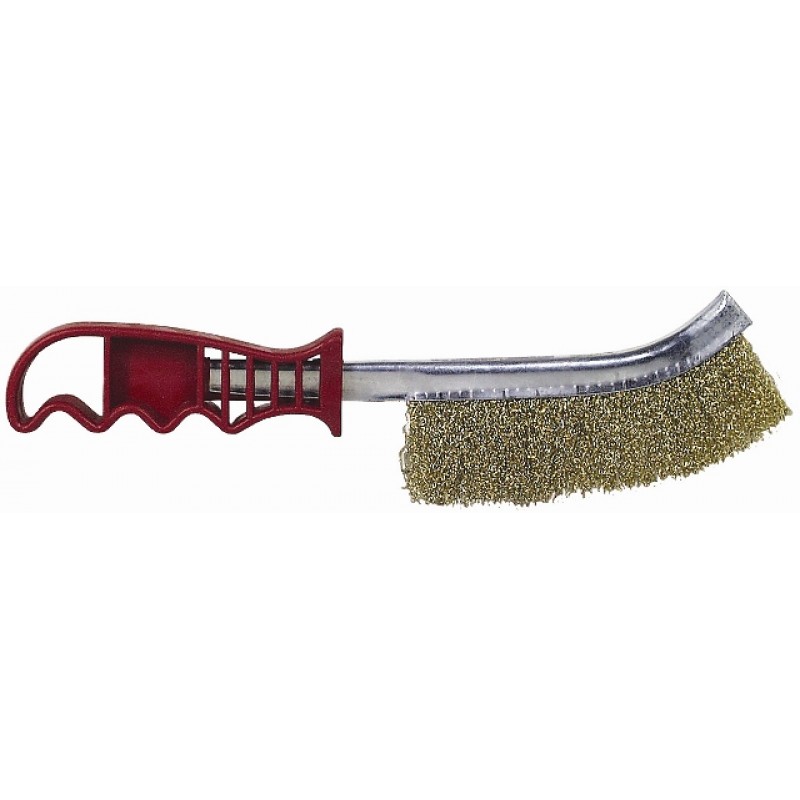 TORK CRAFT Wire Hand Brush (Brass Coated)