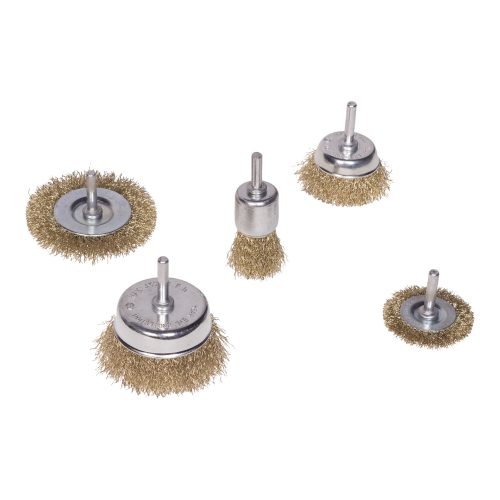 MAC AFRIC 5-Piece Wire Brush Set for Power Drills