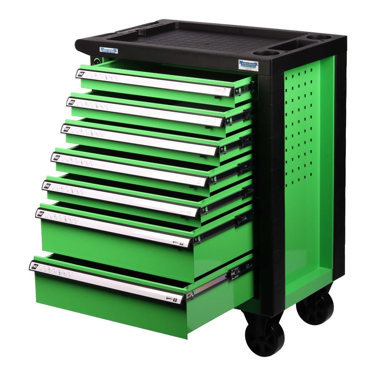 MAC AFRIC 7-Drawer Green Tool Cabinet - Image 3