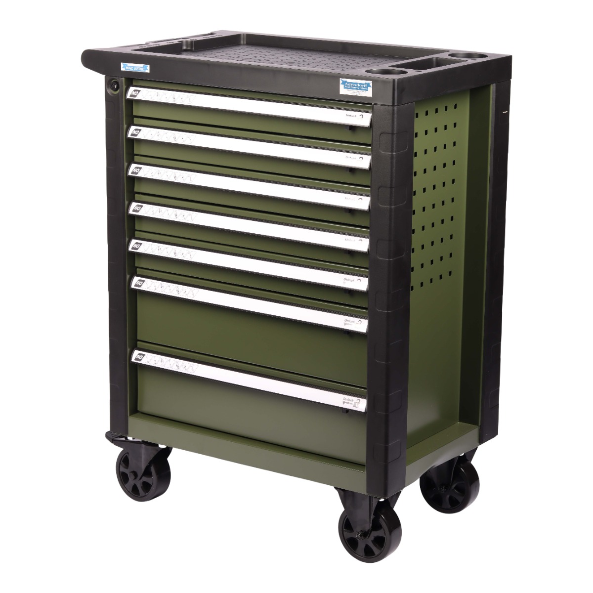MAC AFRIC 7 Drawer Khaki Green Tool Cabinet
