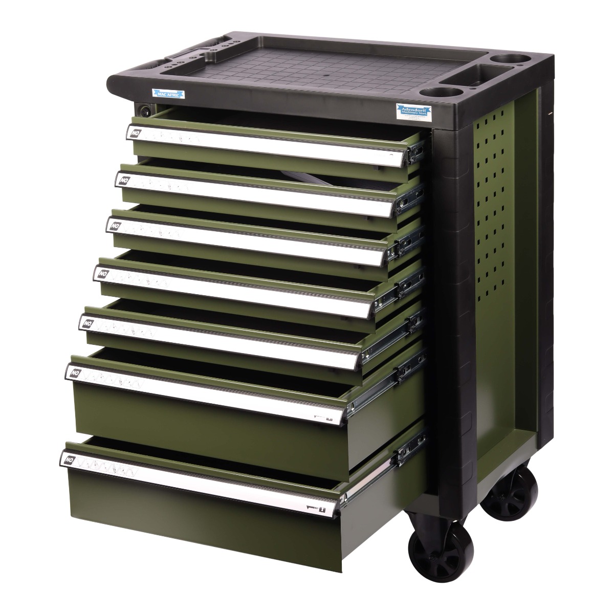 MAC AFRIC 7 Drawer Khaki Green Tool Cabinet - Image 3