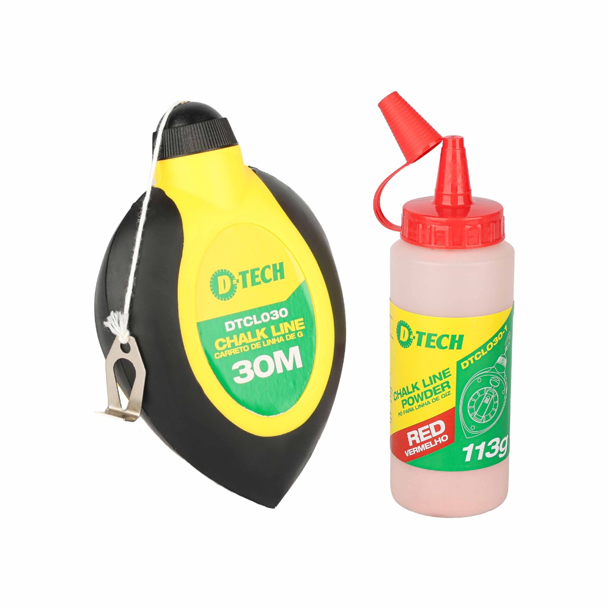 Heavy-Duty 30m Chalk Line Reel With 113g Red Powder - Image 4