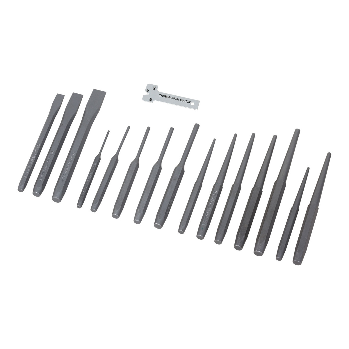 16 PCE CHROME VANADIUM PUNCH CHISEL SET