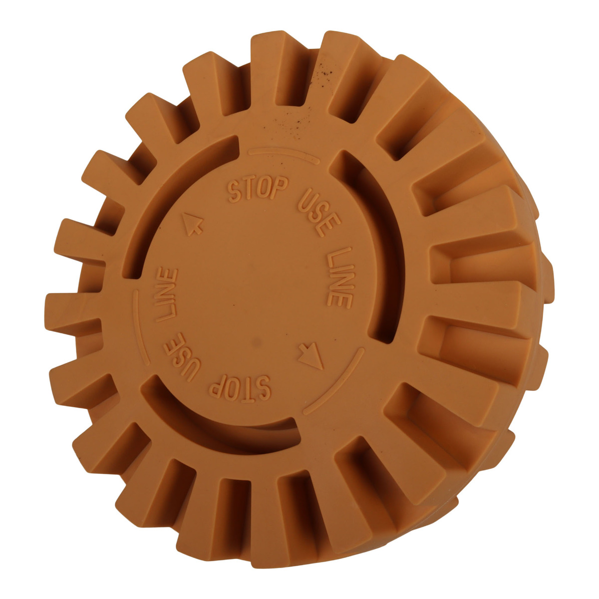 100MM SERRATED RUBBER ADHESIVE RESIDUE REMOVER WHEEL (25MM)