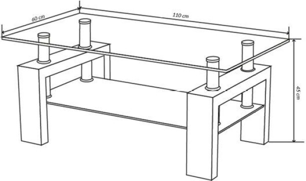 VIVIDITTO DF0802b Multipurpose Table – MAHOGANY - Image 4