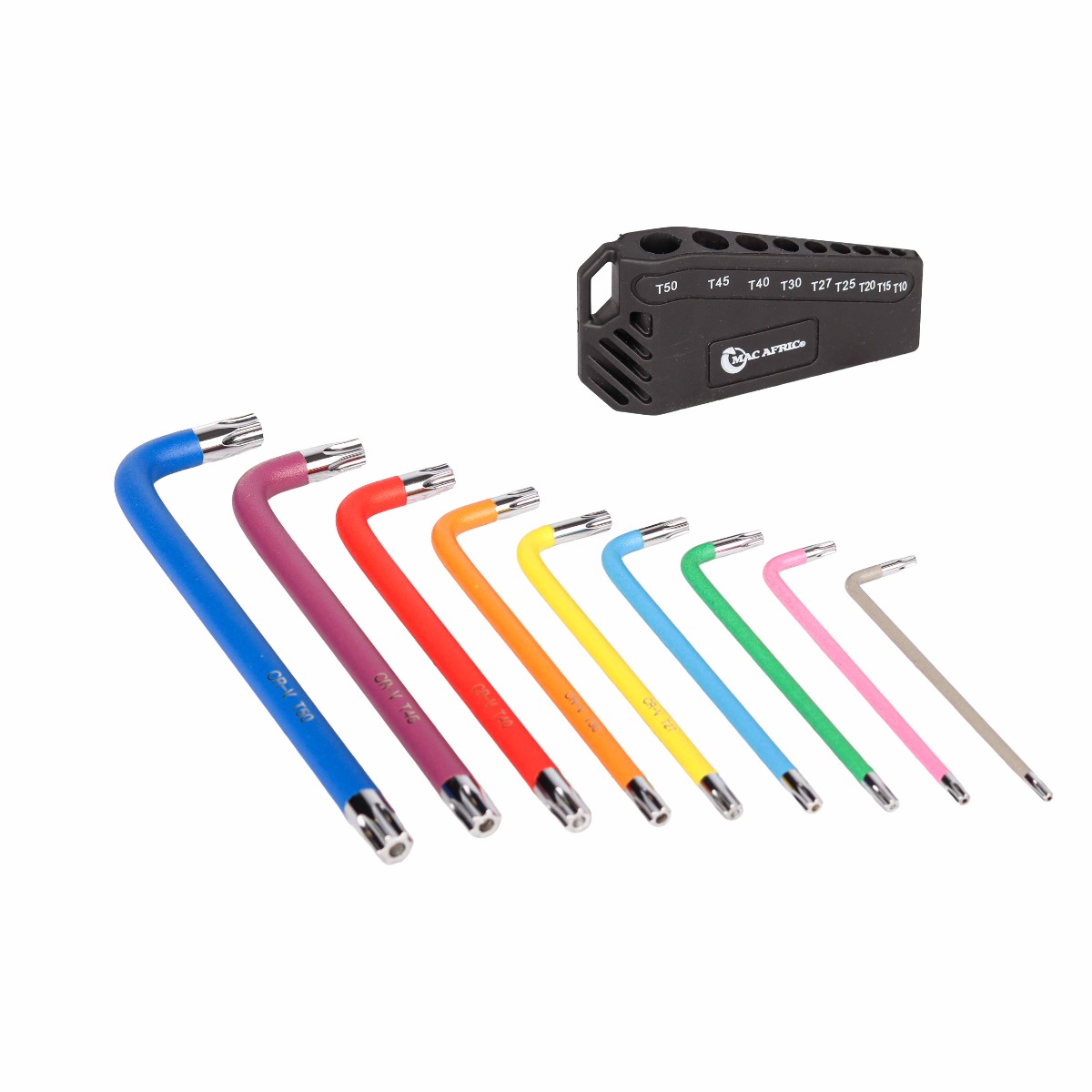 MAC AFRIC 9PCS Colour Long Torx Hex Wrench CRV - Image 2