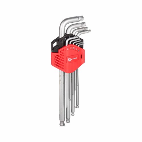 MAC AFRIC Long Arm Ball-end Key Set With Spiral Extractor Tips
