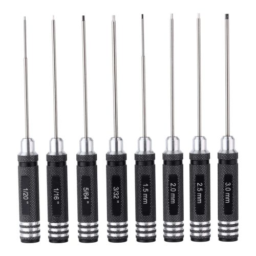MAC AFRIC 8PCS Metric/Imperial Allen Hex Driver Set