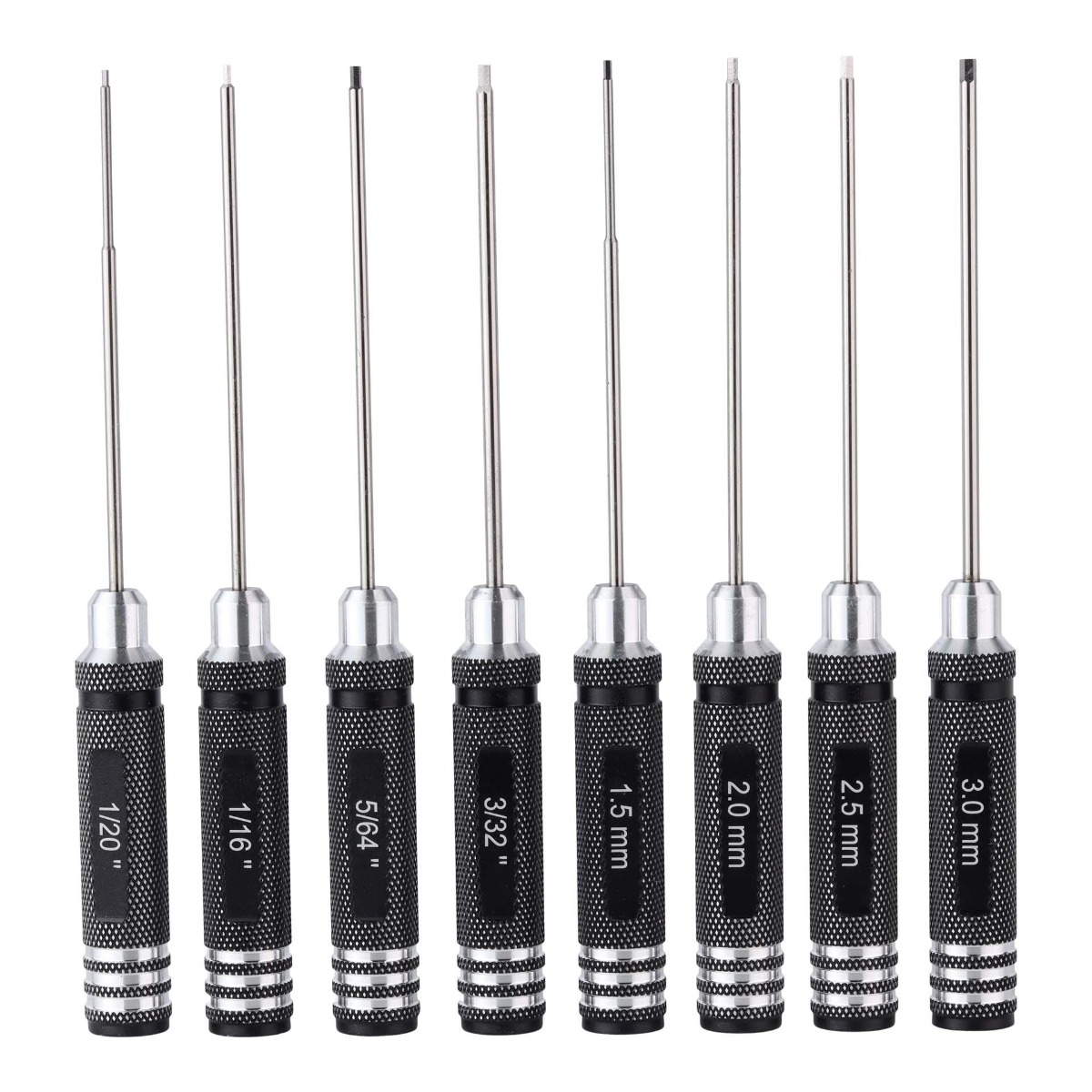 MAC AFRIC 8PCS Metric/Imperial Allen Hex Driver Set