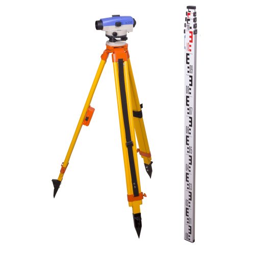 MAC AFRIC Auto Level incl Tripod & Staff (Dumpy Level)