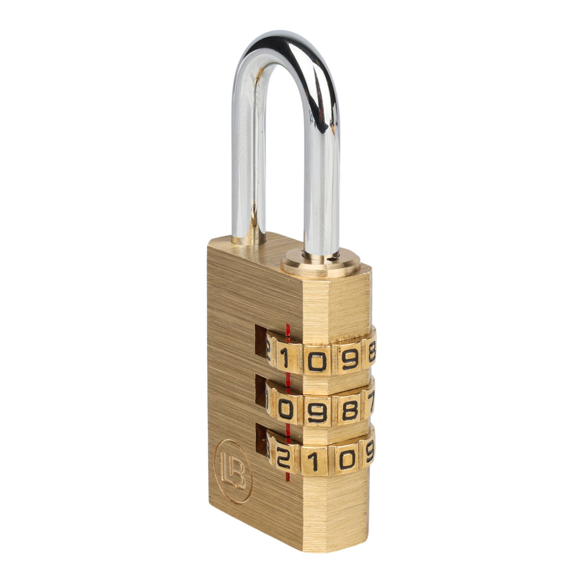 L & B 30mm Resettable Brass Combination Padlock - Image 3