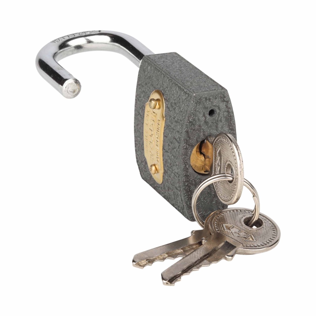 L & B 38mm Double Link Iron Padlock - Image 3