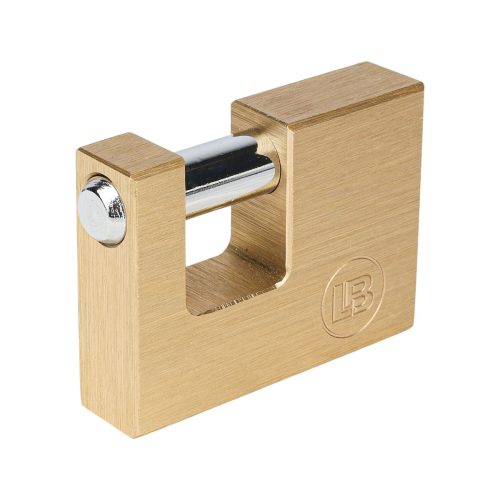 L & B 70mm Brass Insurance Padlock