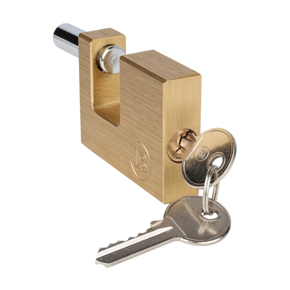 L & B 70mm Brass Insurance Padlock - Image 3