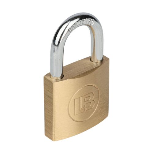 L & B 30mm Standard Brass Padlock