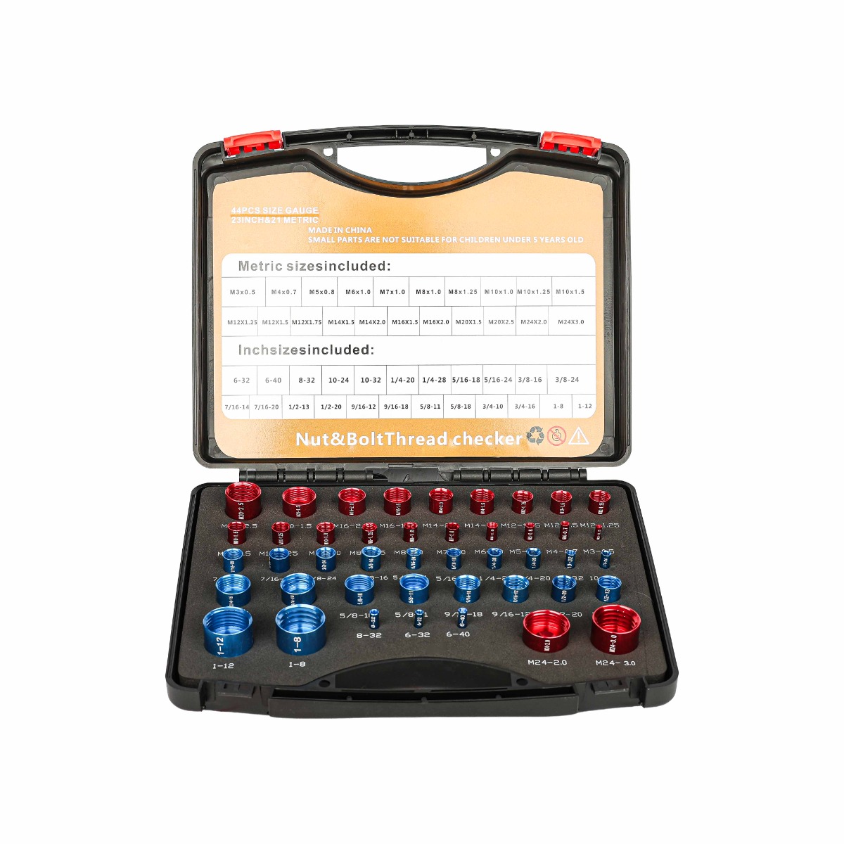 MAC AFRIC 44Pcs Nut And Bolt Thread Checker Set - Image 2