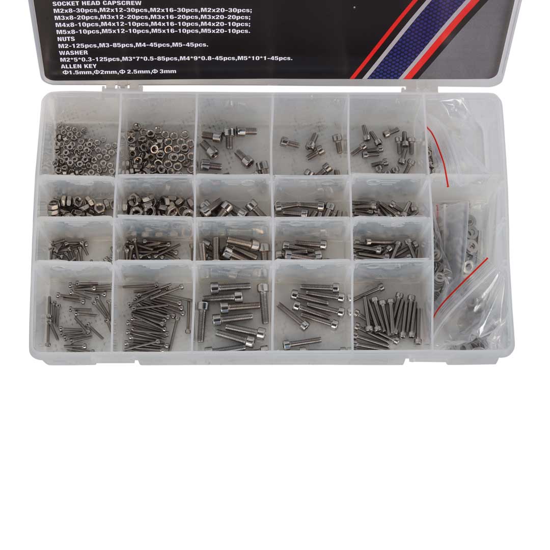 MAC AFRIC 880 PC Socket Head Cap Screw Assortment - Image 2