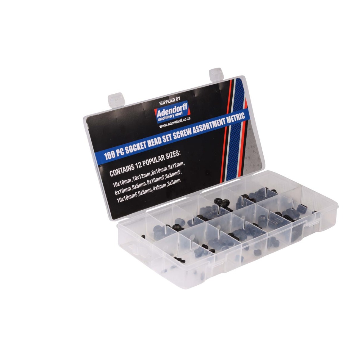 MAC AFRIC 160-Piece Hex Grub Screw Set (Metric) - Image 2