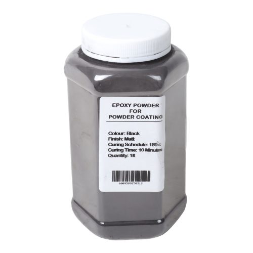Matt Black 1 Kg Bottle Epoxy Powder