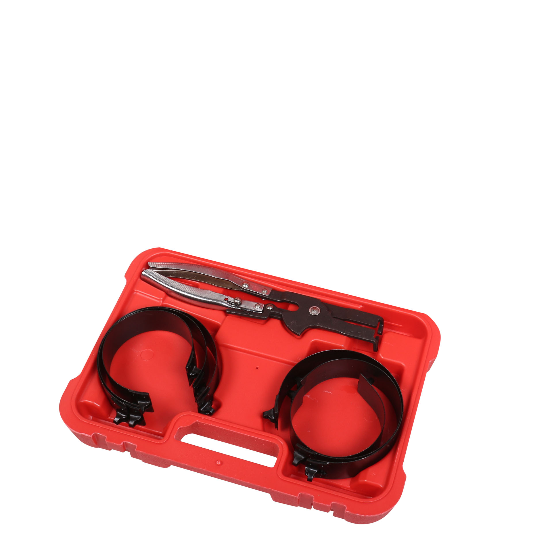 MAC AFRIC Piston Ring Compressor Kit with Pliers & 6 Bands - Image 2