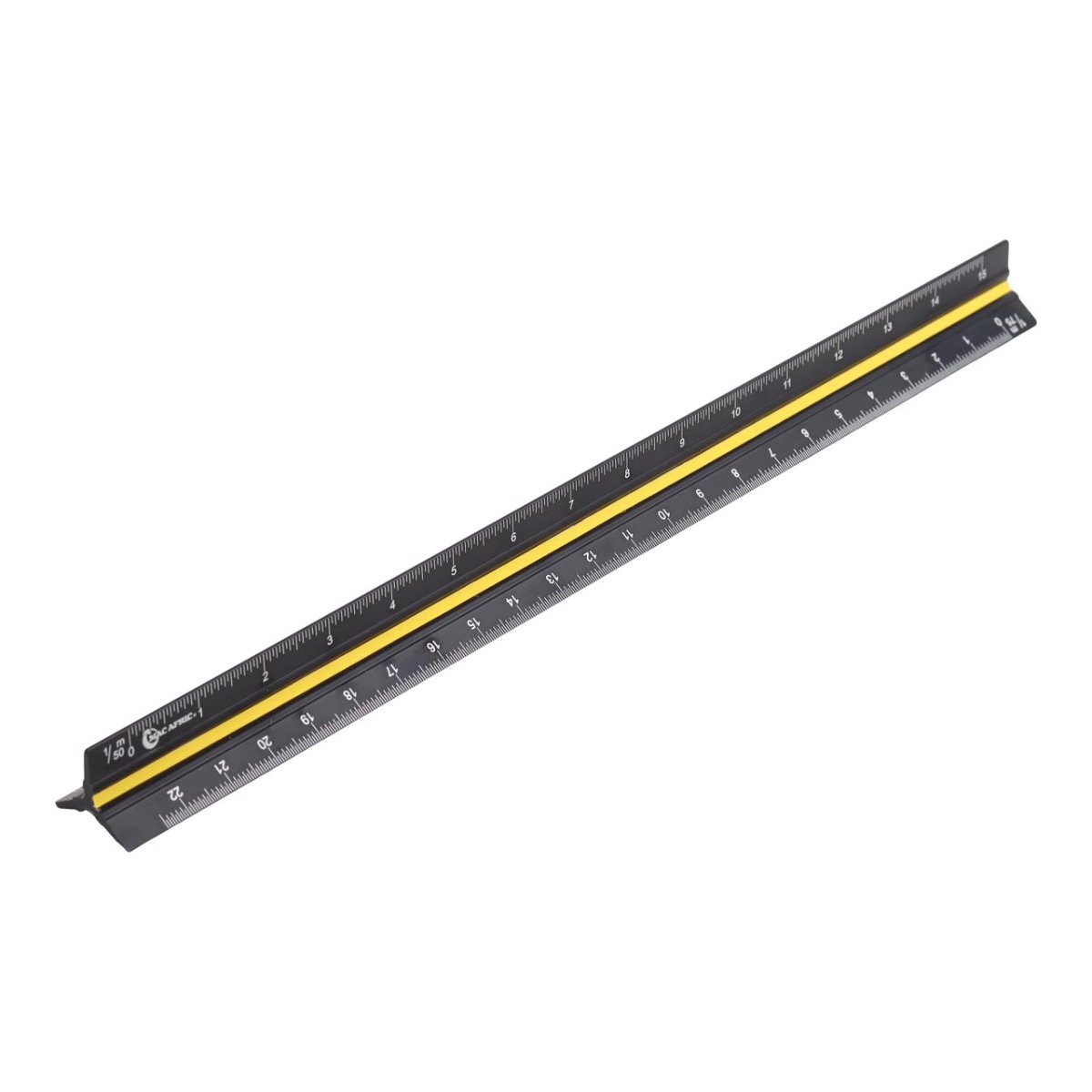 MAC AFRIC 300mm Triangular Architect Scale Ruler – 3-Color Coded, Solid Aluminum - Image 3