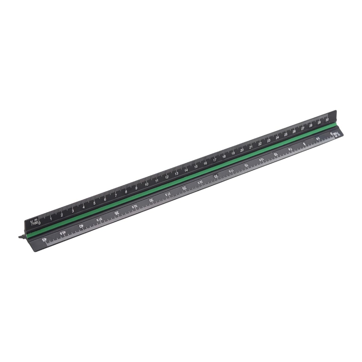 MAC AFRIC 300mm Triangular Architect Scale Ruler – 3-Color Coded, Solid Aluminum