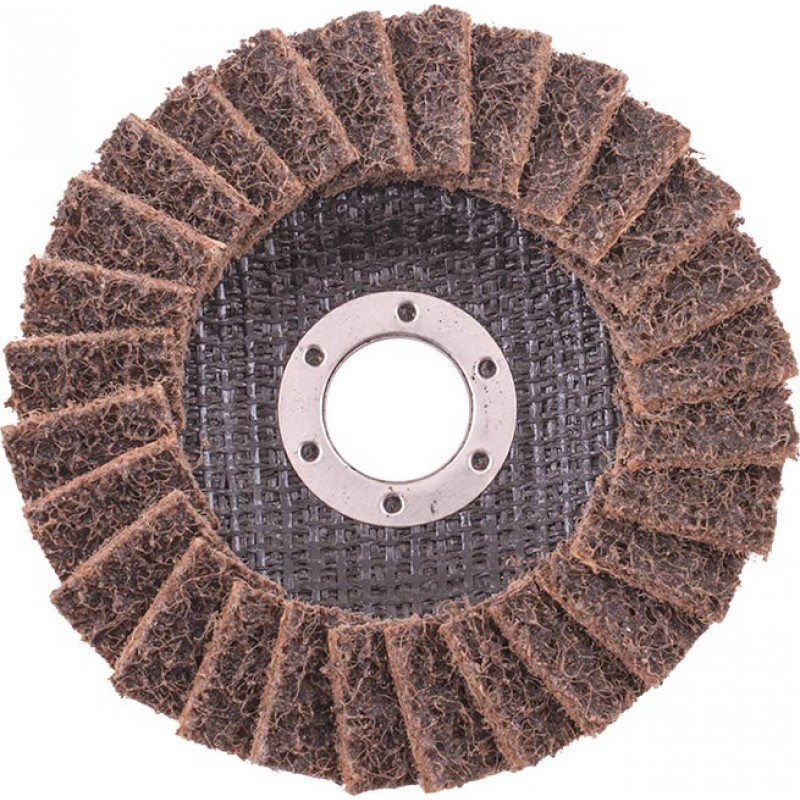 TORK CRAFT Flap Disc Non Woven 115mmx22mm - Coarse Yellow