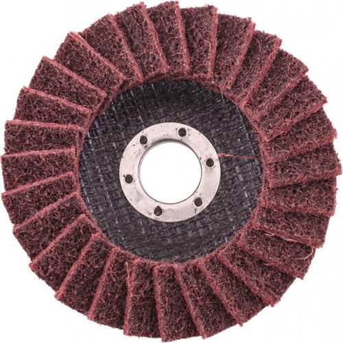 TORK CRAFT Flap Disc Non Woven 115mmx22mm - Medium Red