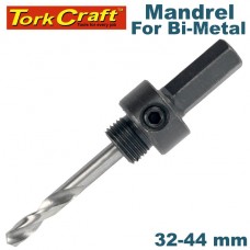 TORKCRAFT Mandrel for BI-Metal Hole Saws (7/16 HEX 32 - 44mm)
