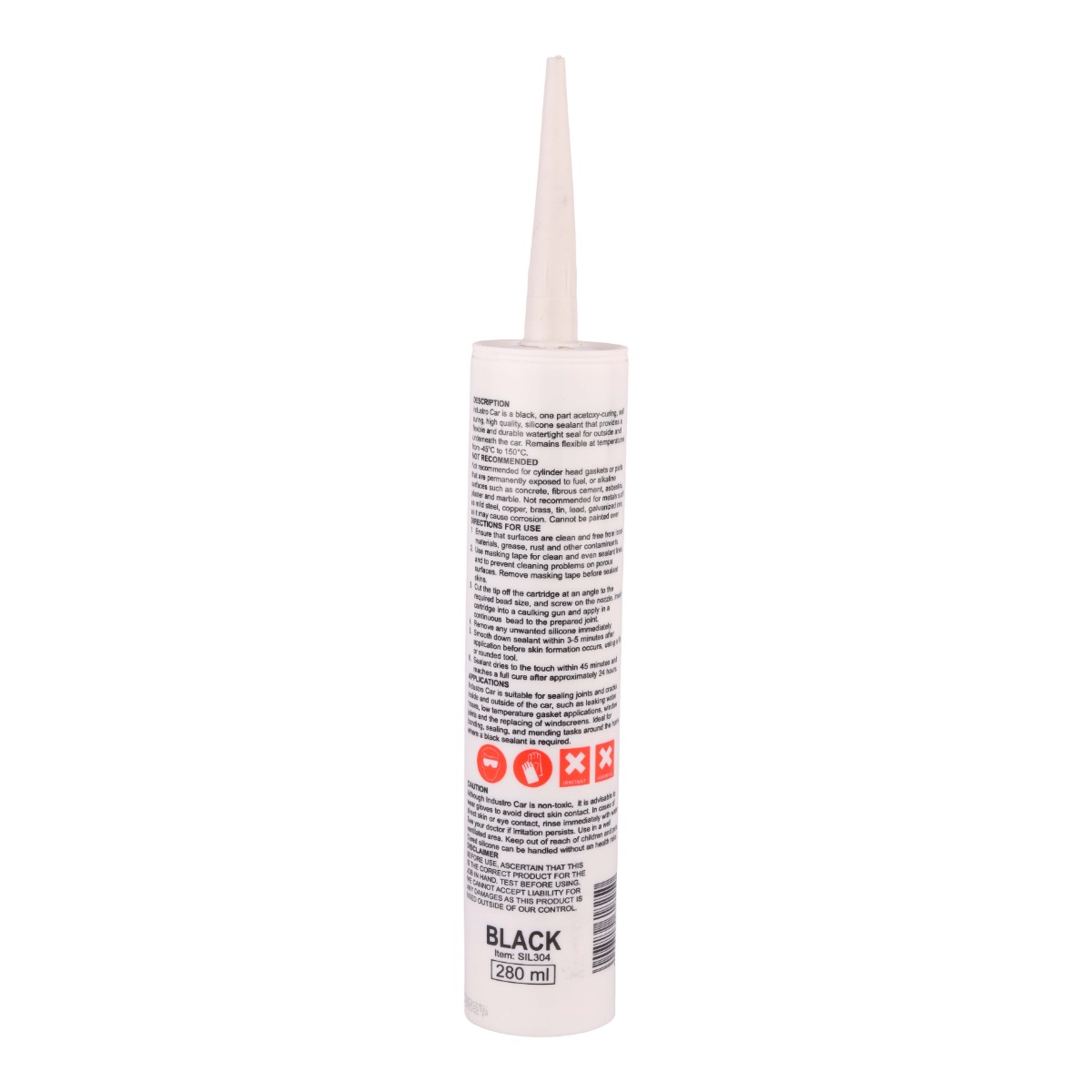 280ml Black Silicone Car - Image 2