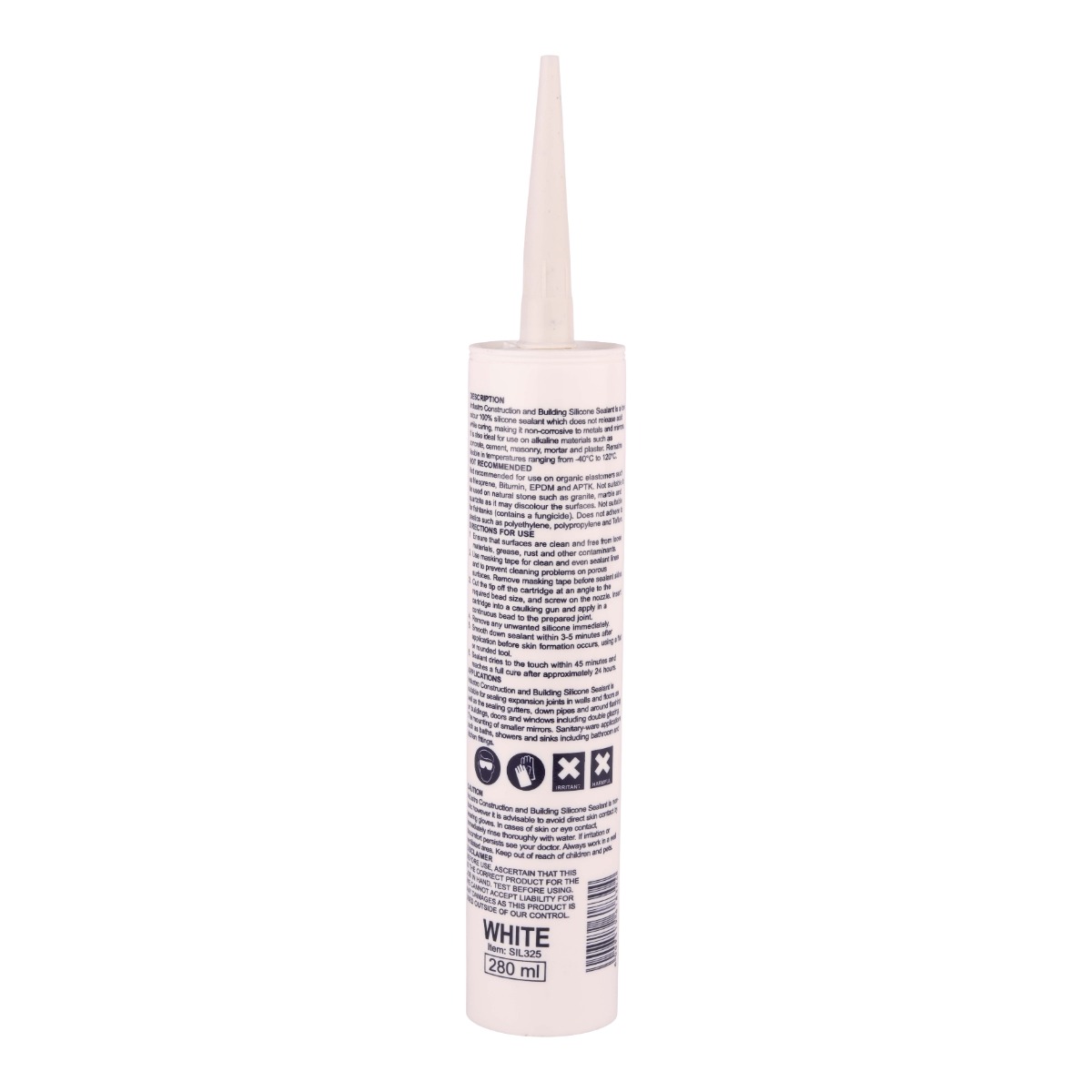 280ml White Silicone Cons & Build - Image 2