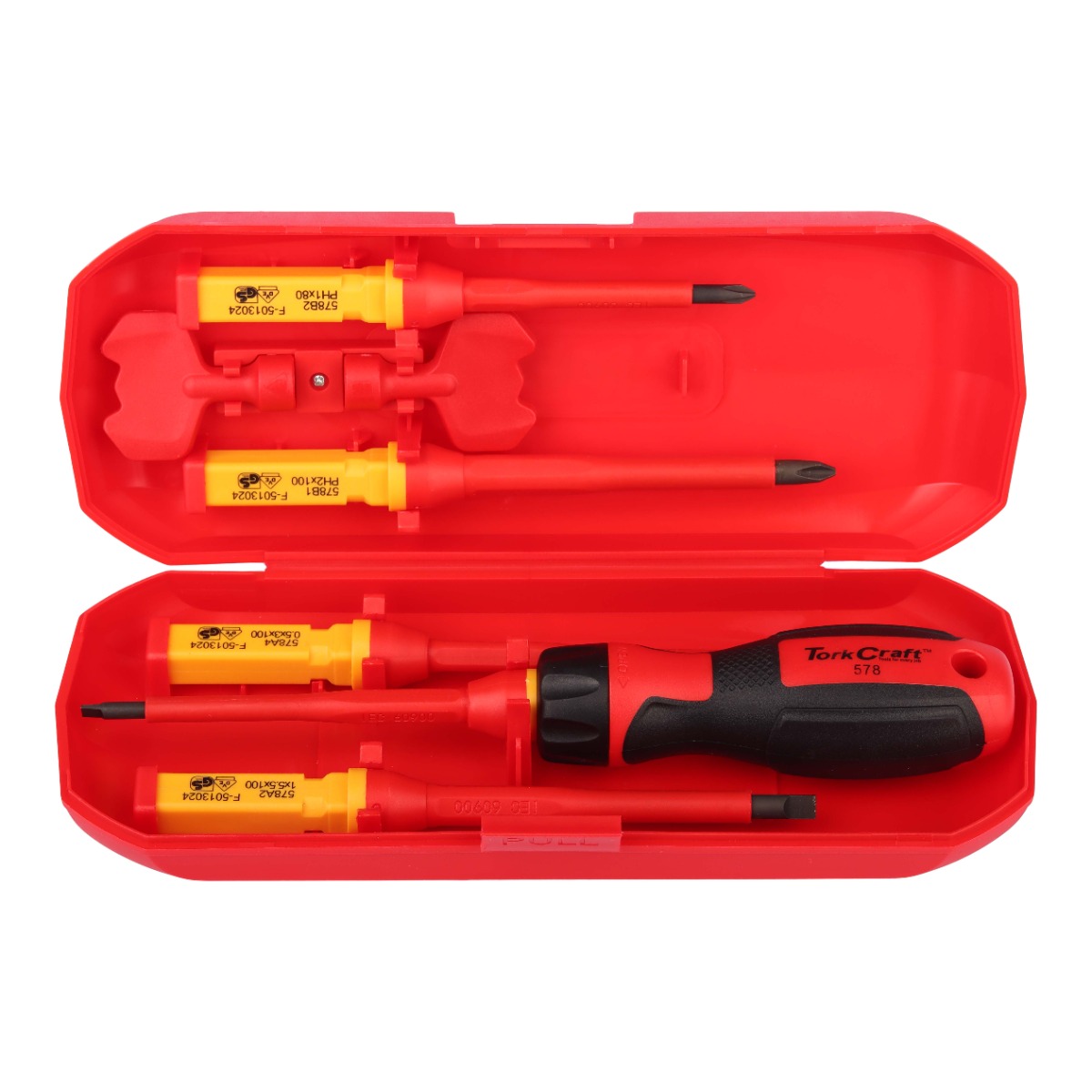 8Pce Screwdriver Set VDE Insulated with Storage Box - Image 2