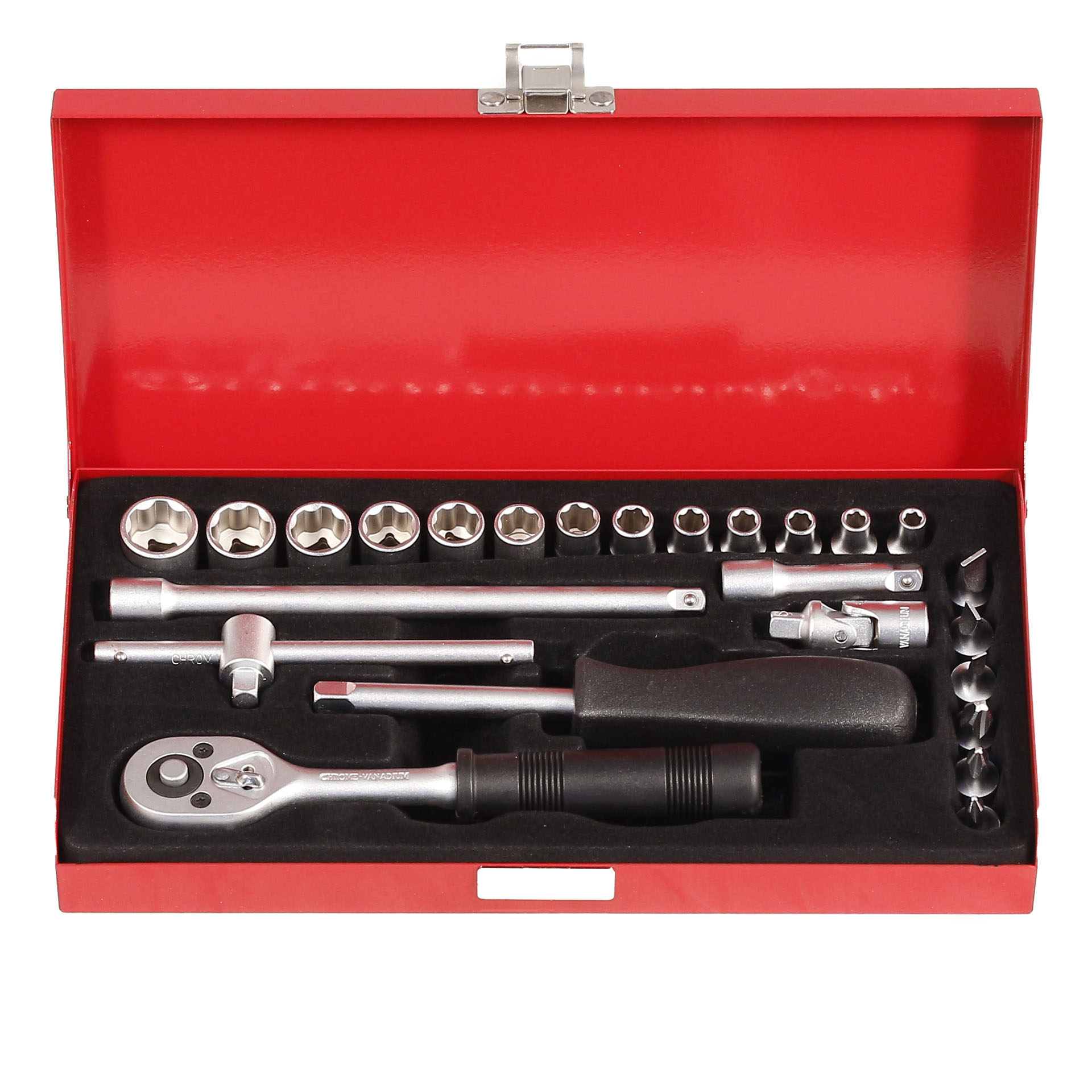 HEXA 1/4" IN Drive 26 PCS Socket Wrench Set - Image 2