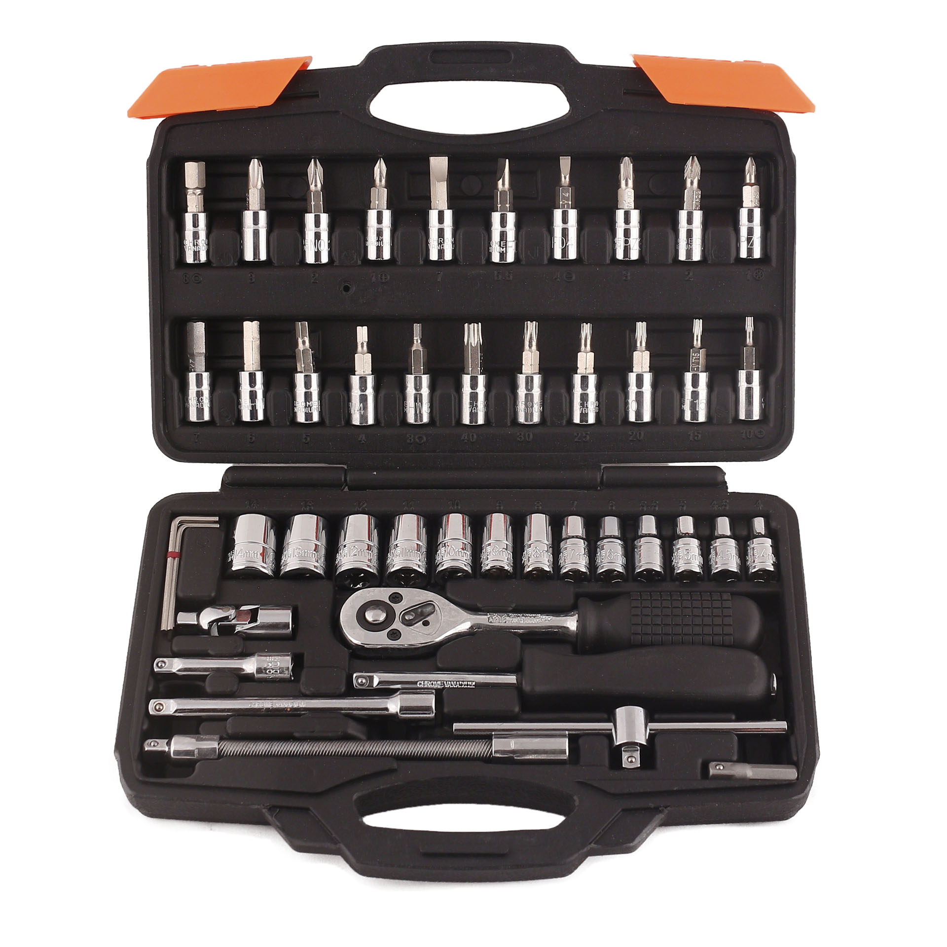 MAC AFRIC 46 PCS 1/4" IN CR-V Socket Set