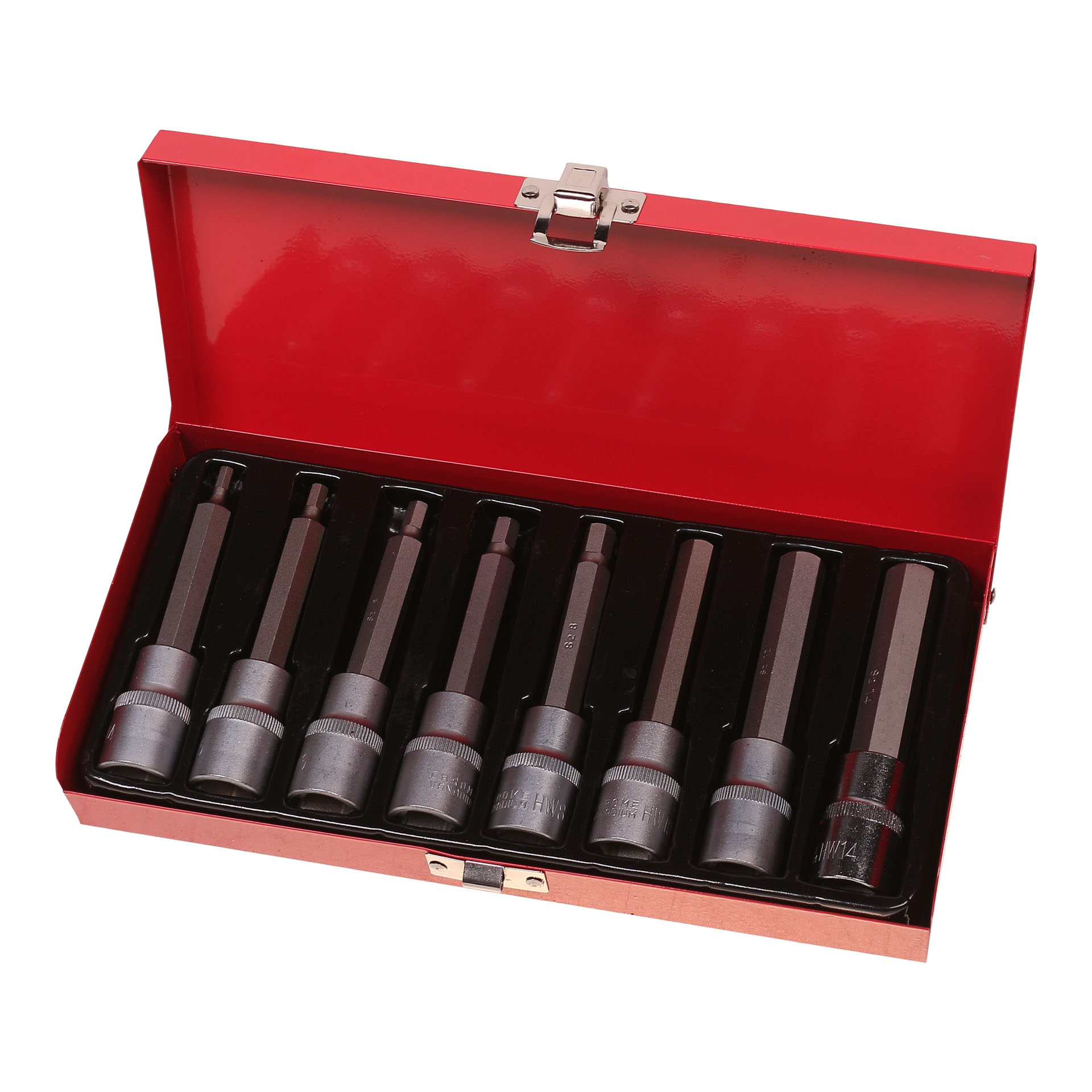 MAC AFRIC 1/2" IN Drive 8 PCS Allen Key Socket Bit Set