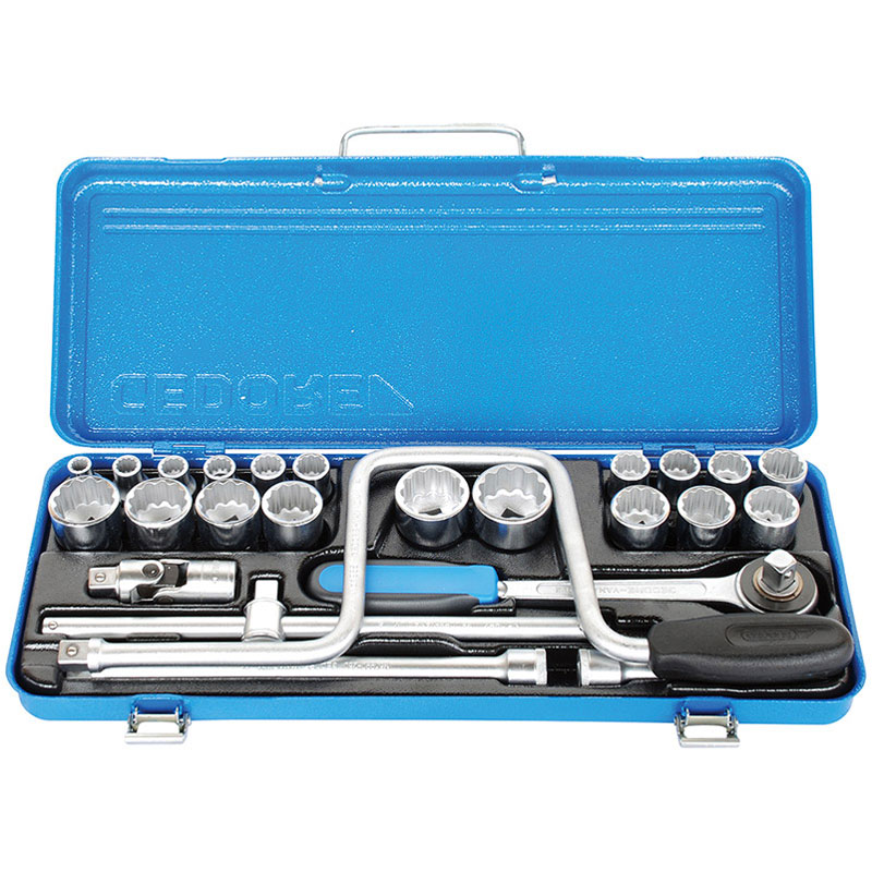 GEDORE 19 TMZ Socket Set 1/2" IN 25 PCS