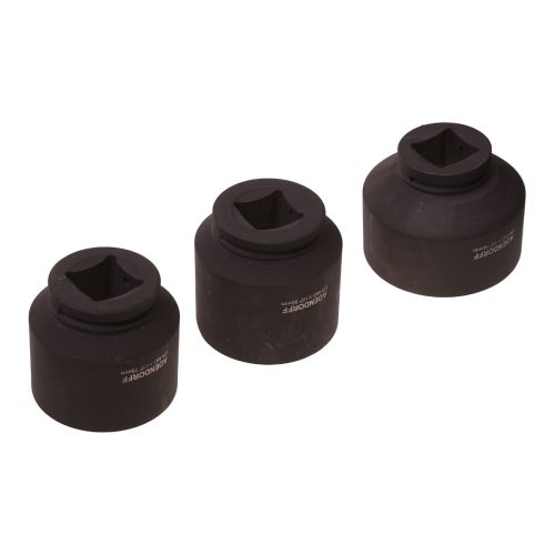 MAC AFRIC 1 - 1/2" Drive 3 pce Set of Impact Sockets - 75 / 80 / 90