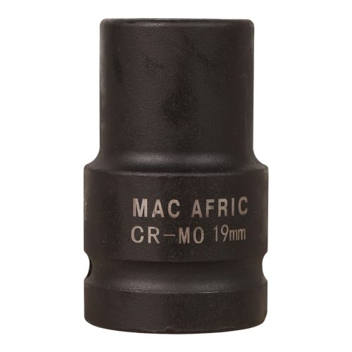 MAC AFRIC 1" Drive Square 19 mm Socket 80 mm Length CR-MO