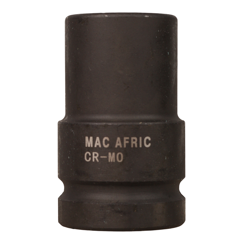 MAC AFRIC 1" Drive Square 24 mm Socket 80 mm Length CR-MO
