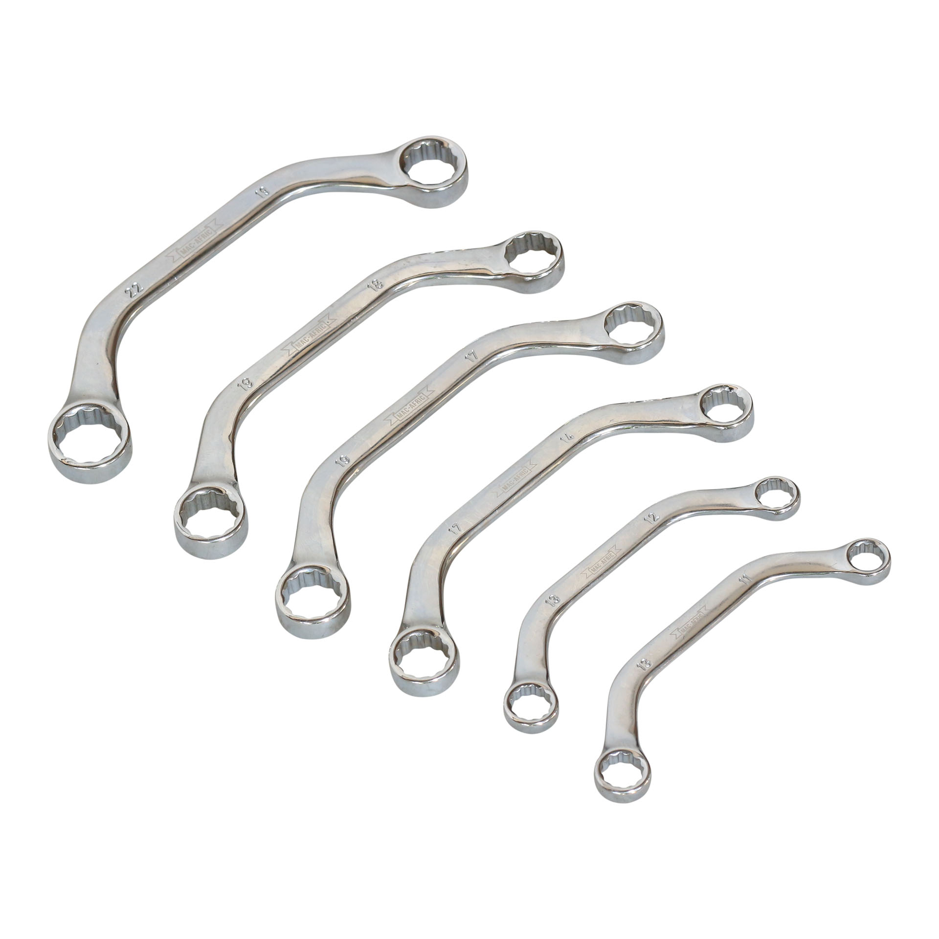 MAC AFRIC 6 PCS C-Type Halfmoon Spanner Set - Image 2