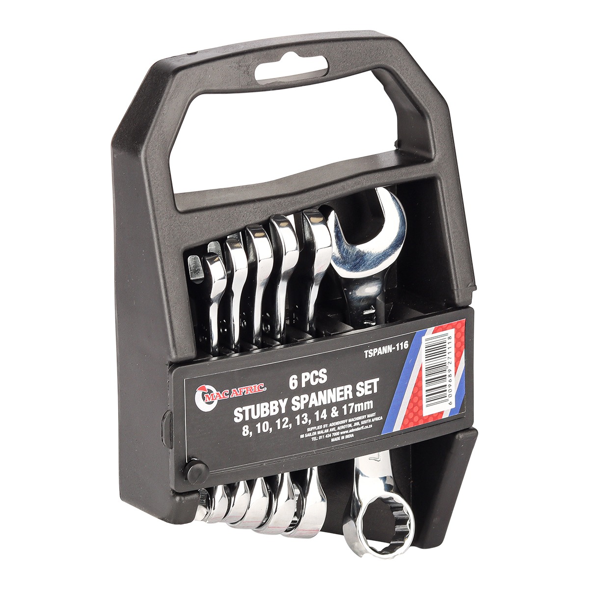 MAC AFRIC 6pce Stubby Spanner Set