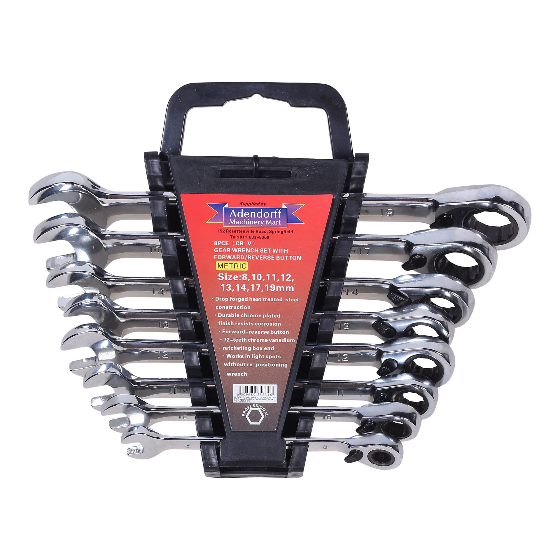 MAC AFRIC 8 PCS Gear Wrench Set with Forward/Reverse Button - Image 3