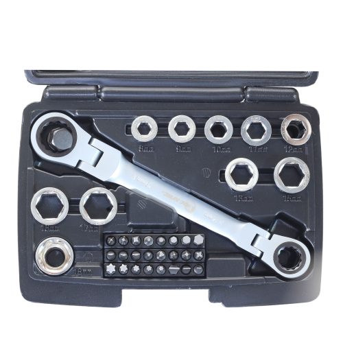 MAC AFRIC 36 PCS Universal Socket Set with Reversible Ratchet
