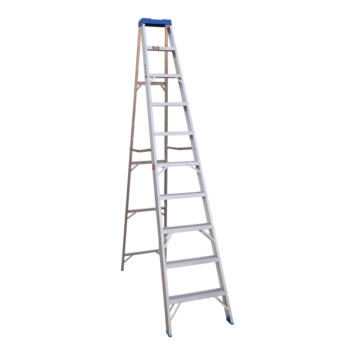 MAC AFRIC 8-Step 2.4m Aluminium Ladder (BAN1008) - Image 2