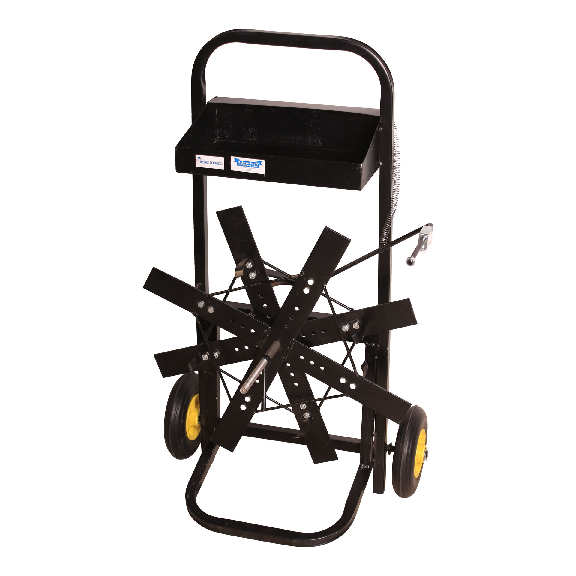 MAC AFRIC PET Packaging Strapping Dispensing Mobile Trolley