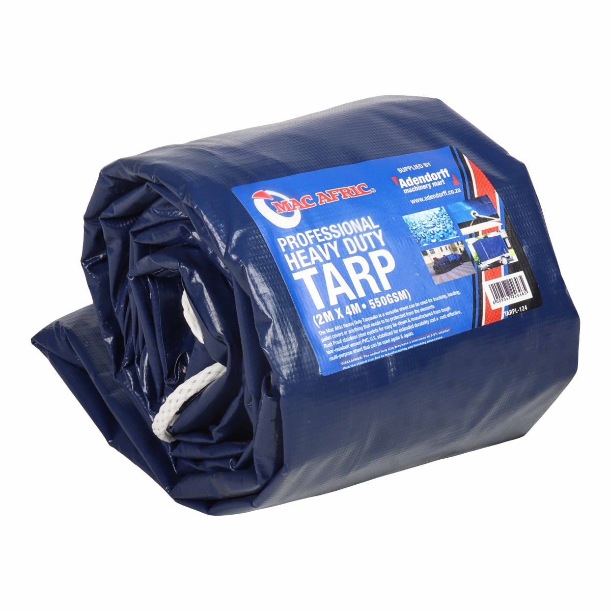 MAC AFRIC 2x4m Heavy Duty PVC Tarpaulin